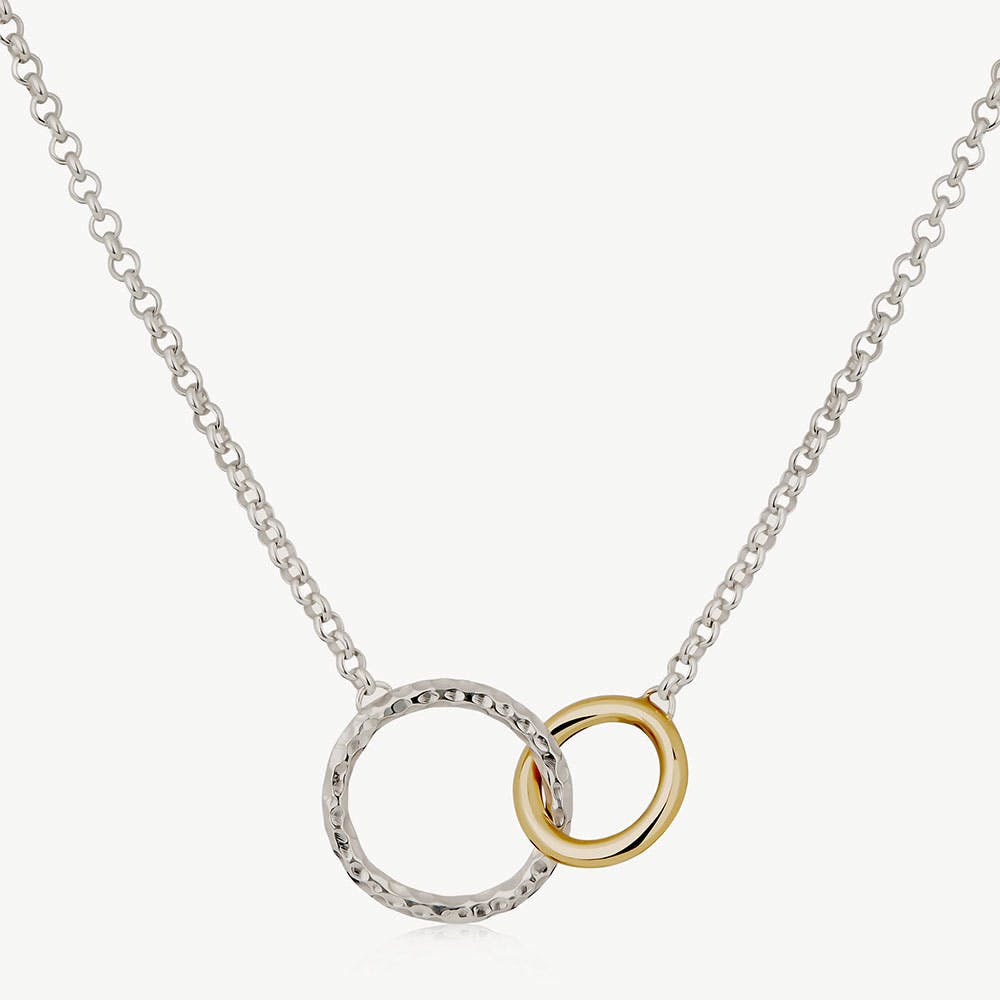 Strathberry Halo Necklace - Sterling Silver/24 Carat Gold Gilded