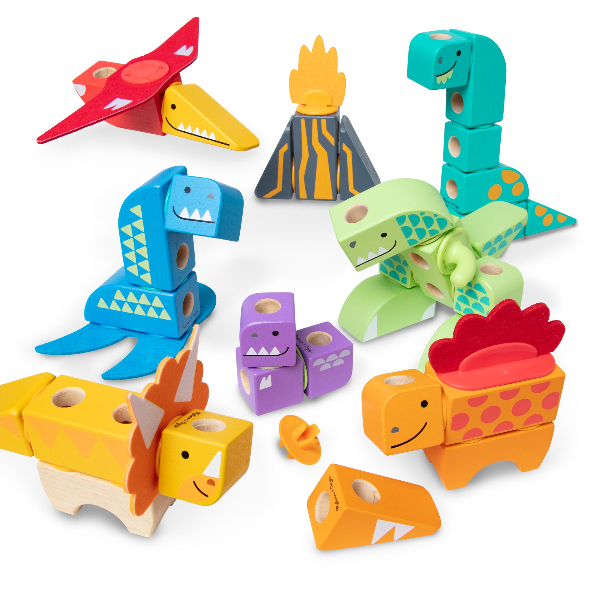 Melissa & Doug Blockables™ Dinosaur Play Set