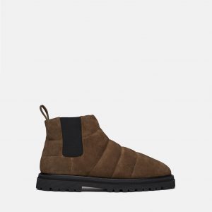 Nanushka Bede - Rounded Toe Boot - Olive