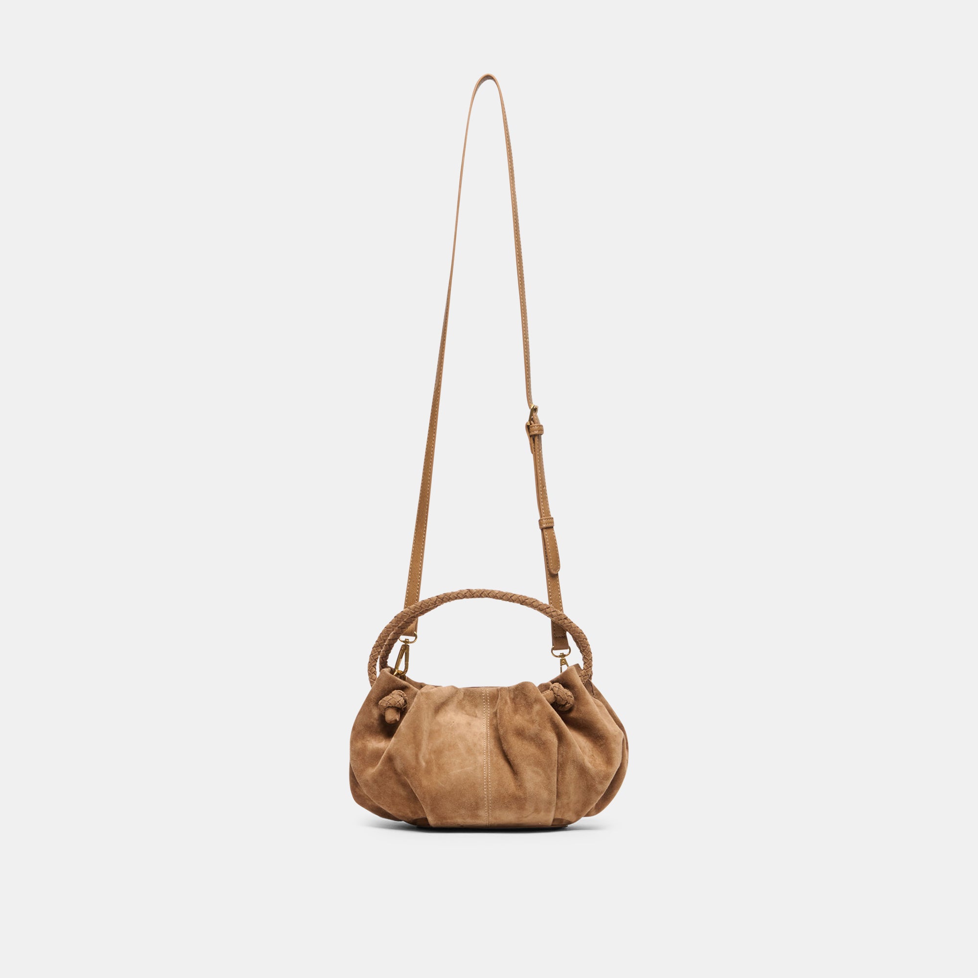 Dolce Vita COCOA CROSSBODY DARK TAN SUEDE
