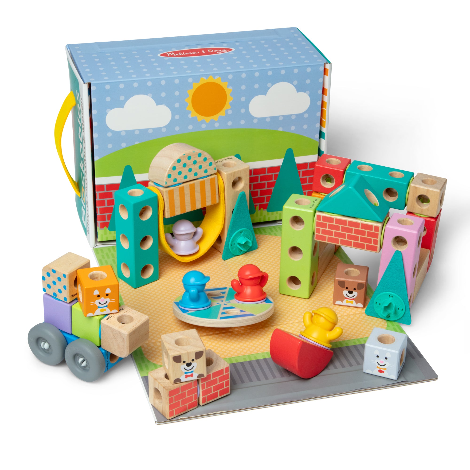 Melissa & Doug Blockables™ Town Play Set