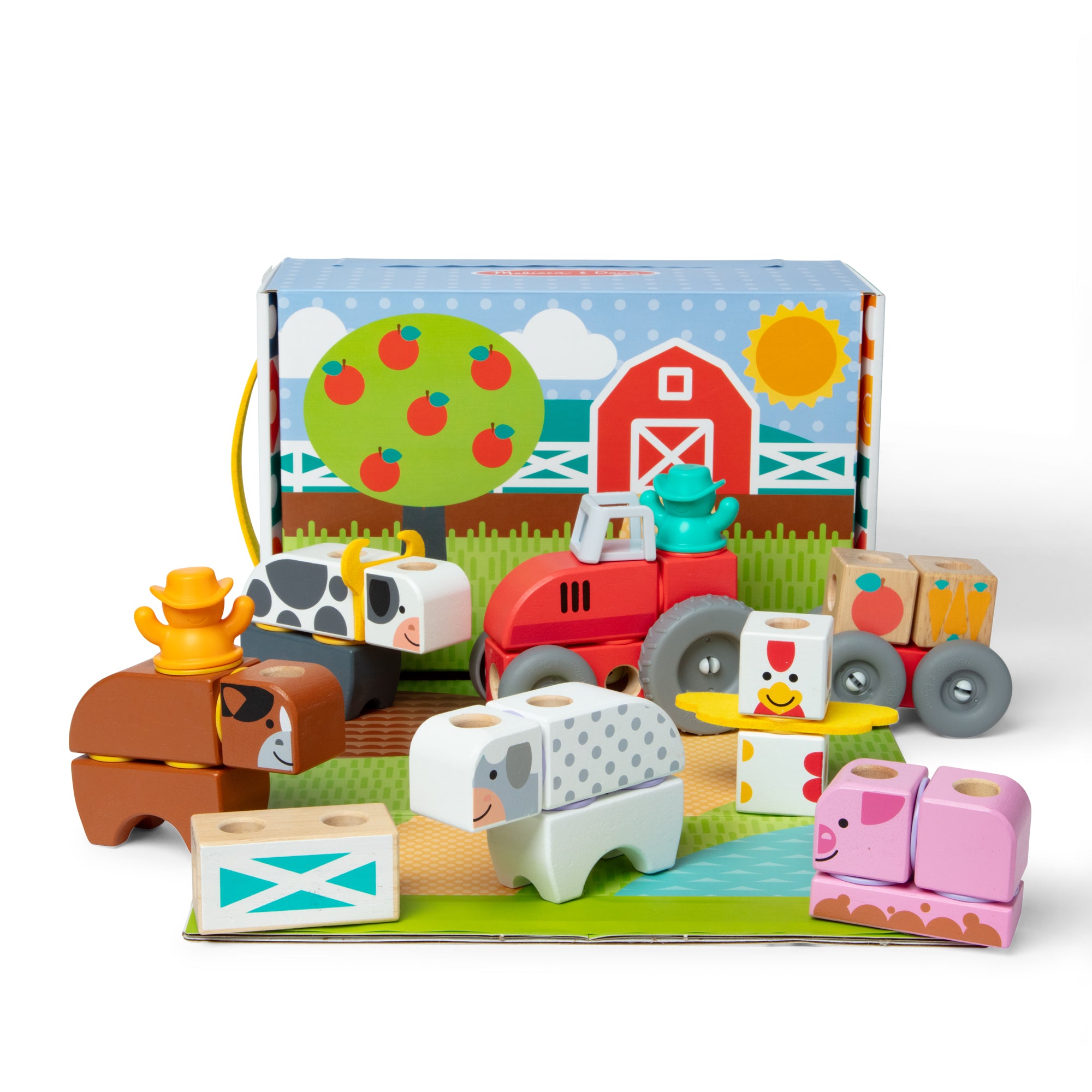 Melissa & Doug Blockables™ Farm Play Set