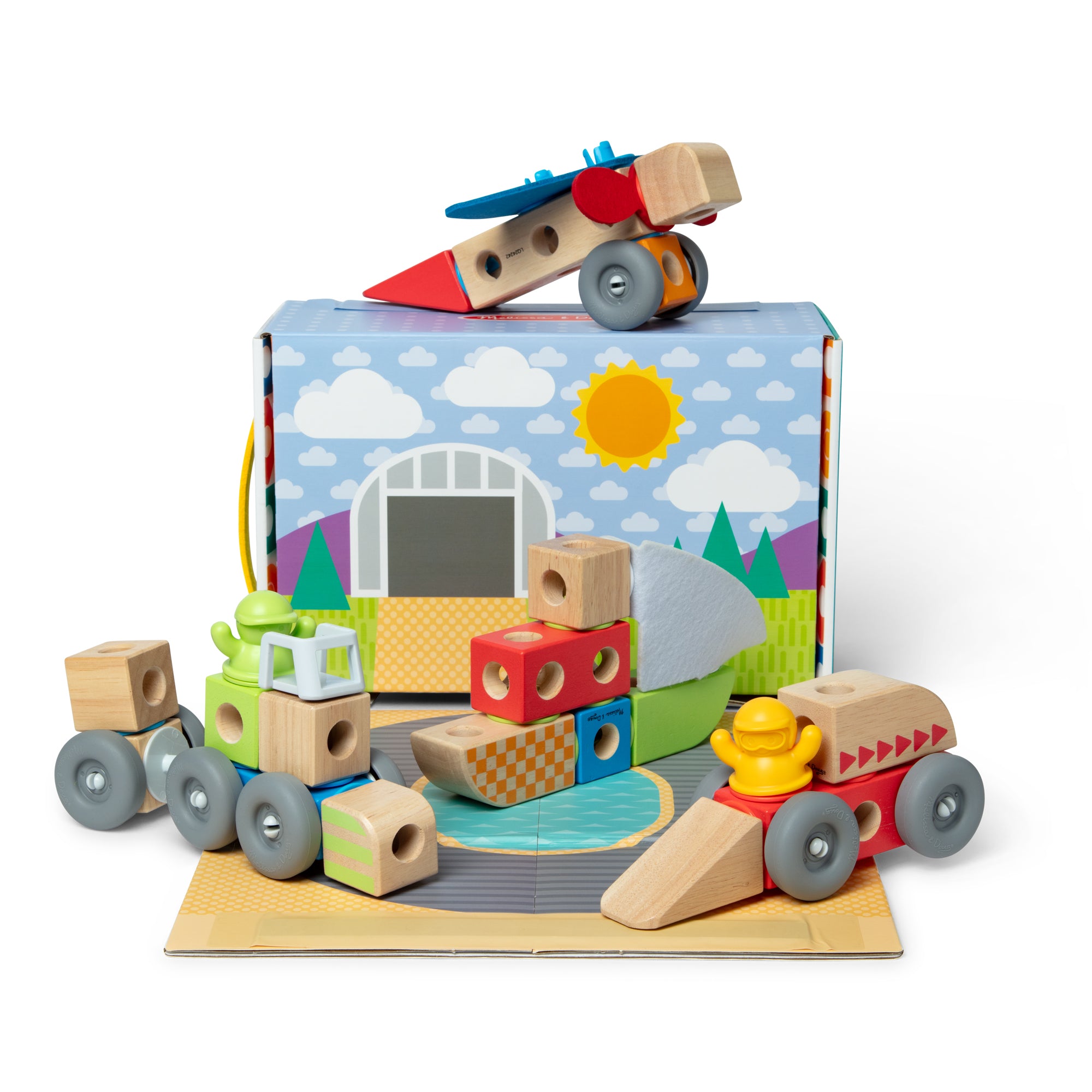 Melissa & Doug Blockables™ Vehicles Play Set
