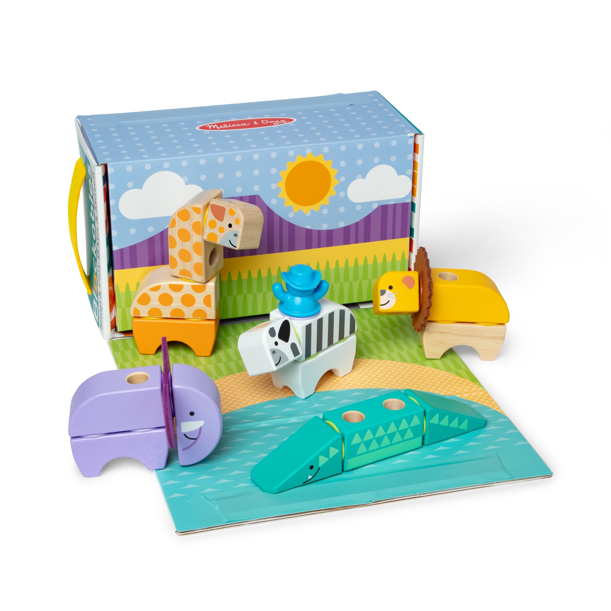 Melissa & Doug Blockables™ Safari Play Set