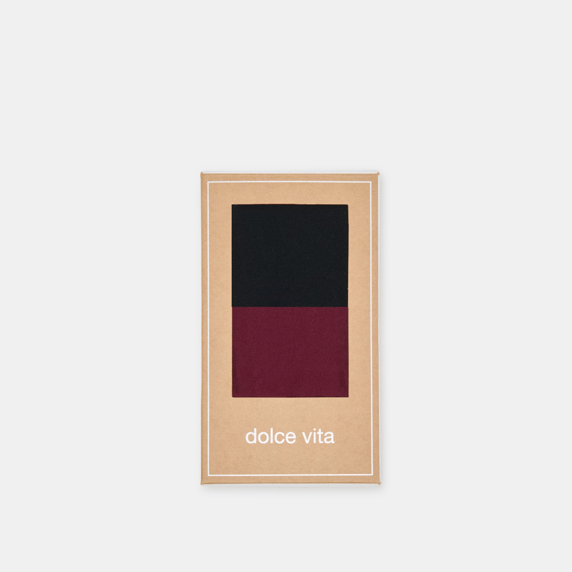Dolce Vita 2 PACK SOLID TIGHTS CHERRY BLACK