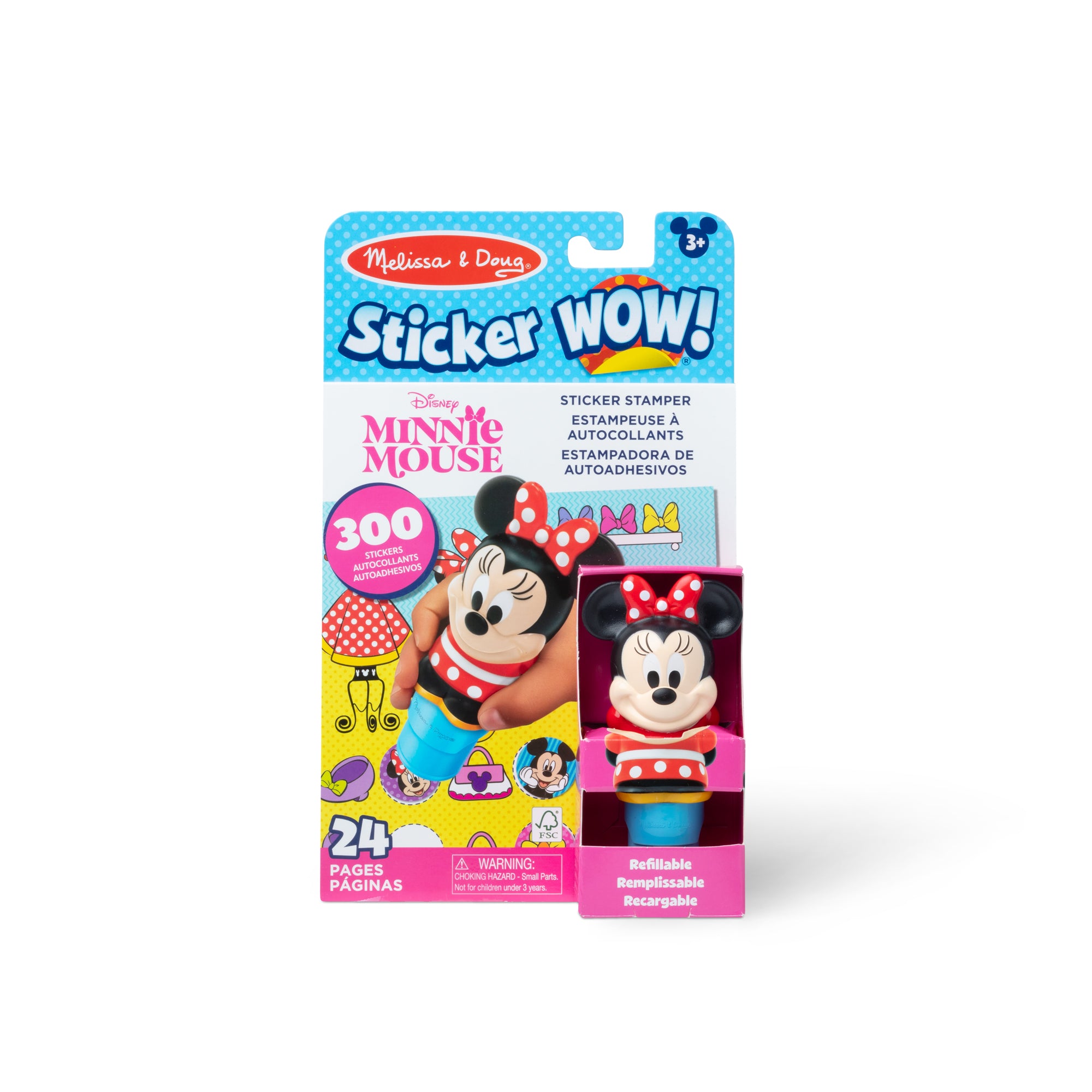 Melissa & Doug Sticker WOW! Activity Pad & Sticker Stamper - Disney's Minnie Mouse