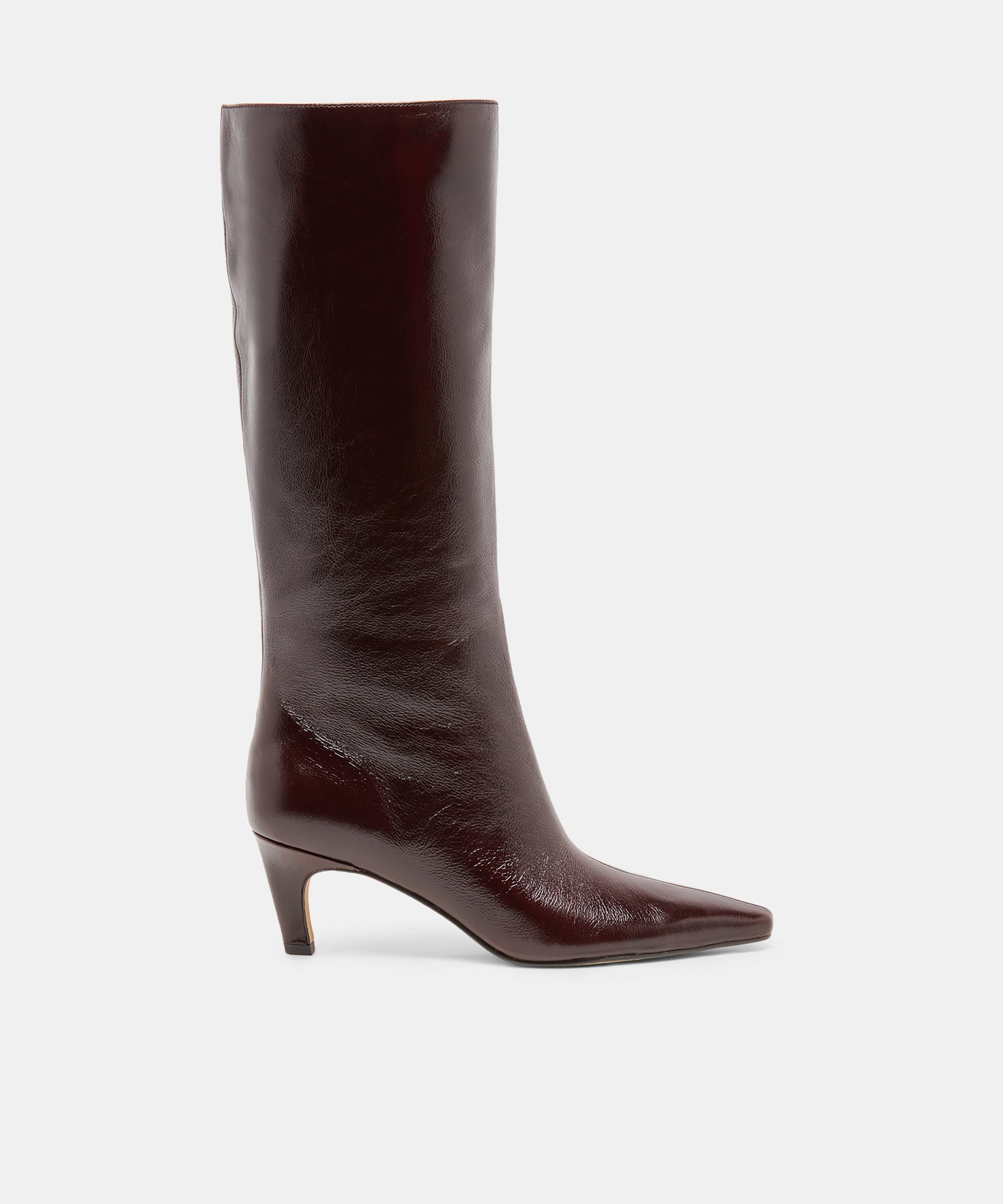 Dolce Vita JAZMIN BOOTS BLACK CHERRY LEATHER