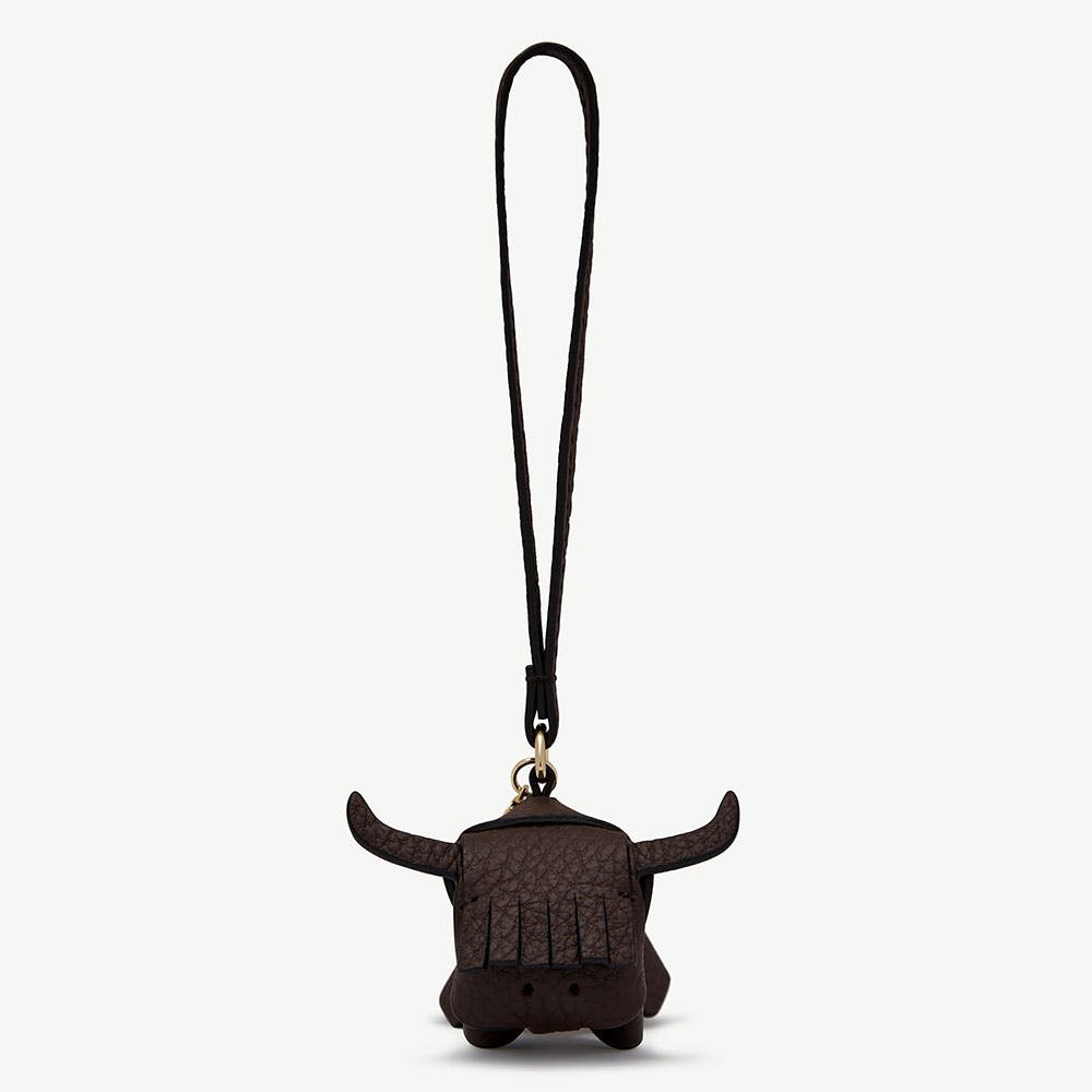 Strathberry Bag Charm - Highland Cow Dark Chocolate