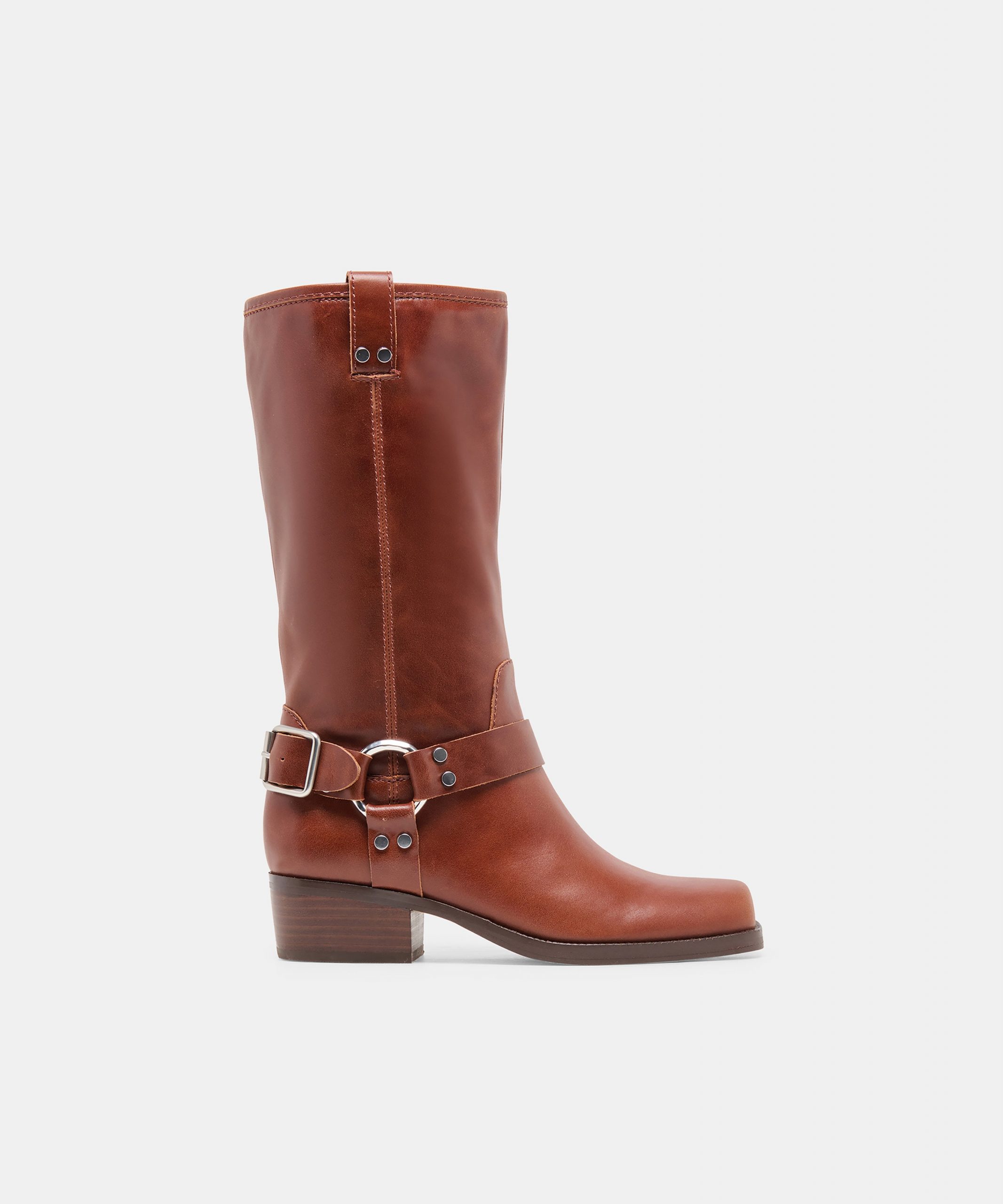 Dolce Vita ROLAN BOOTS BROWN PATENT LEATHER