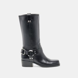 Dolce Vita ROLAN BOOTS BLACK PATENT LEATHER