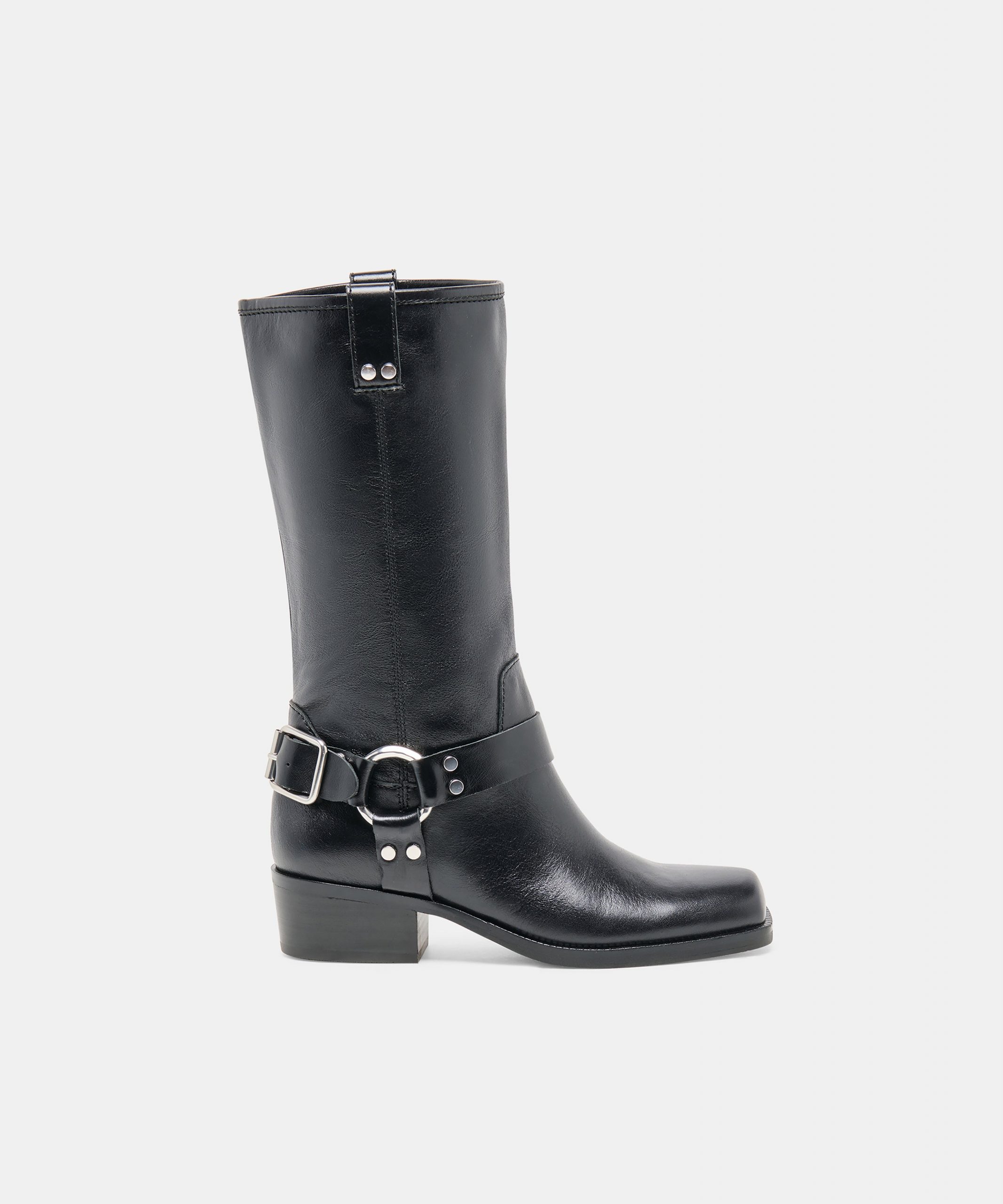 Dolce Vita ROLAN BOOTS BLACK PATENT LEATHER