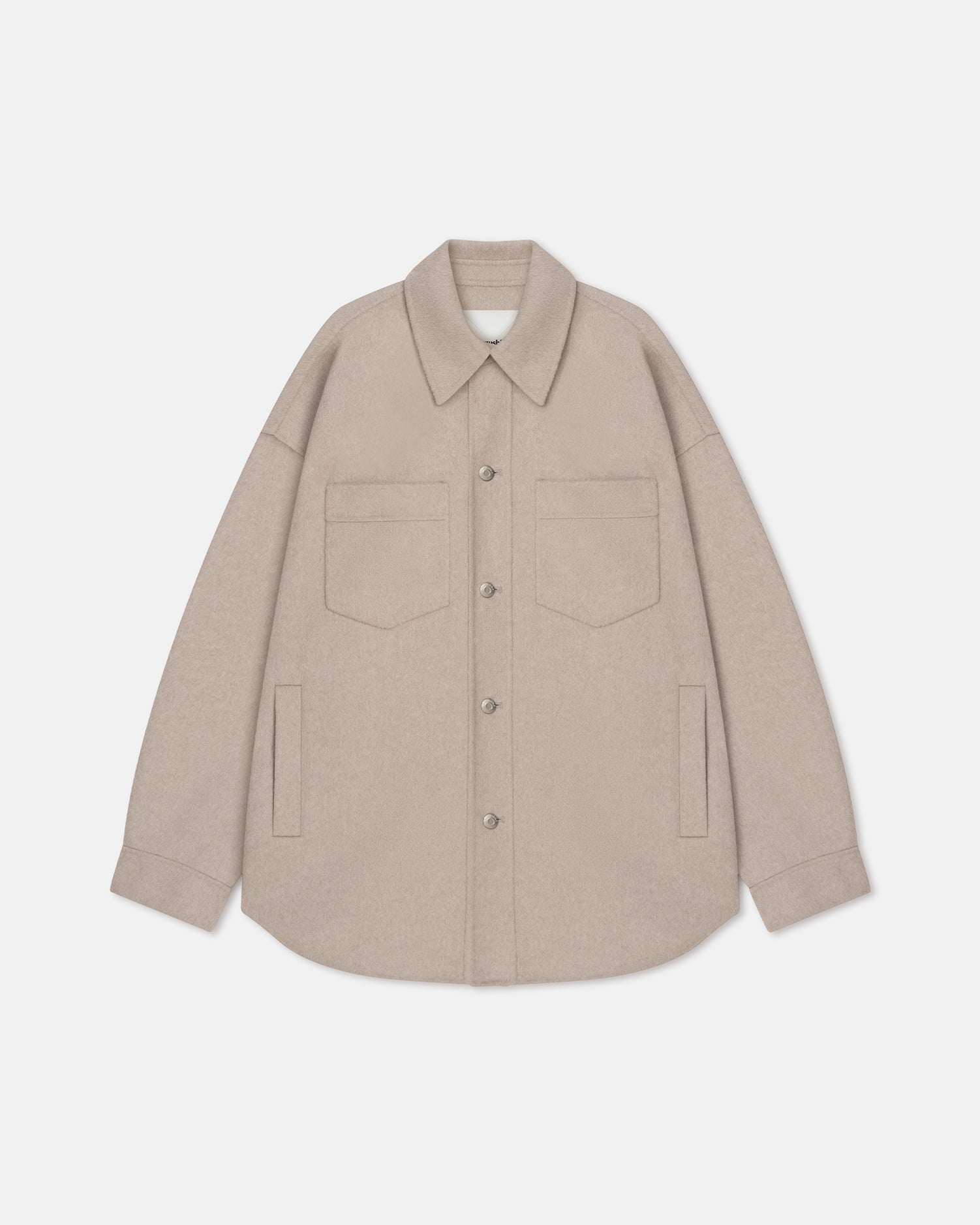 Nanushka Martin - Double Wool Overshirt - Stone