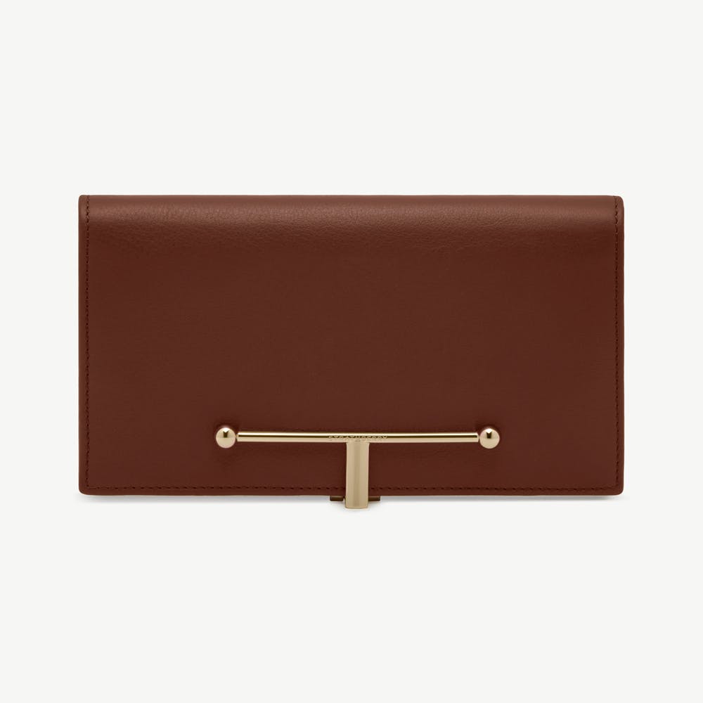 Strathberry Large Melville Street Wallet - Walnut