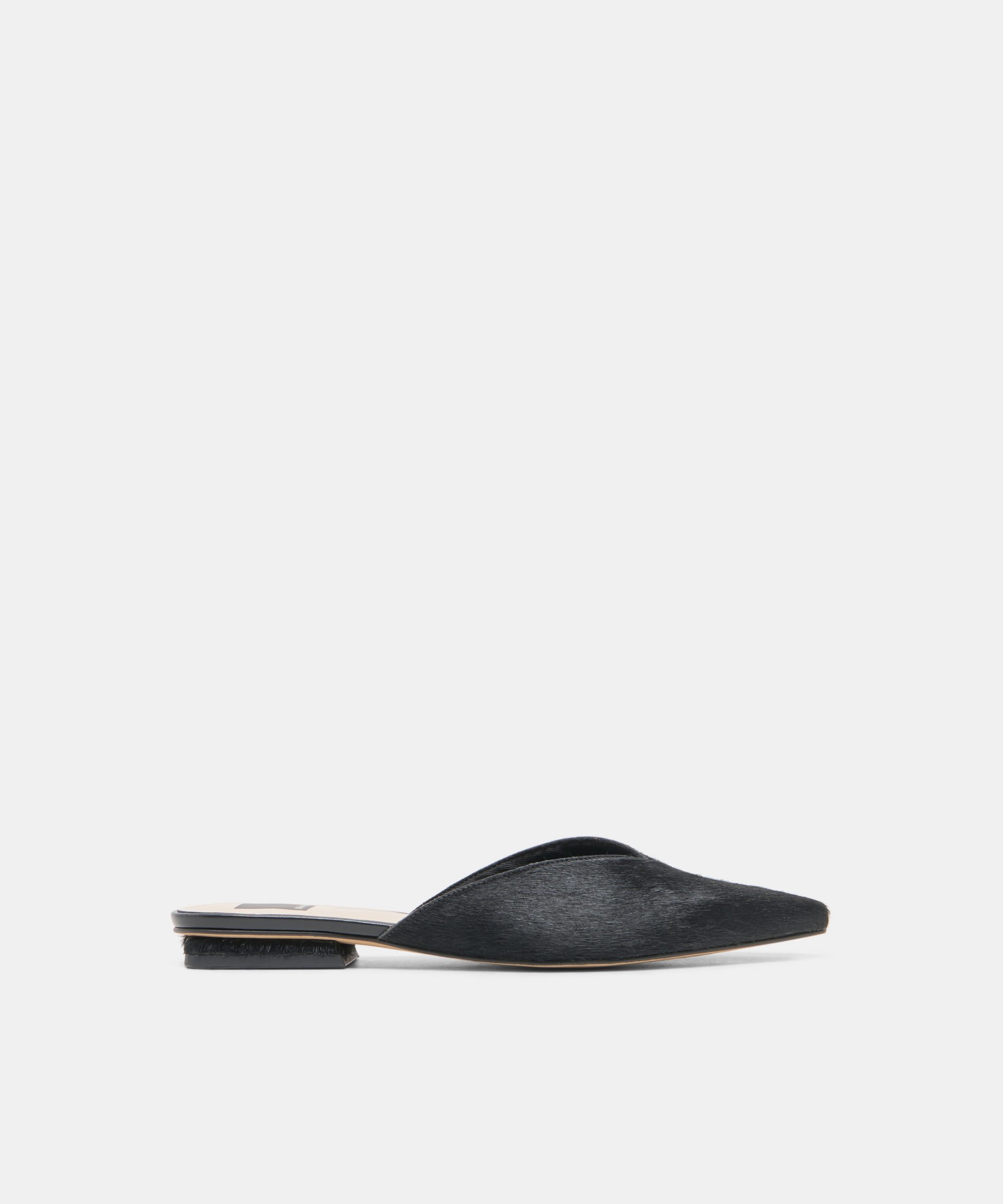Dolce Vita ELM FLATS NERO CALF HAIR