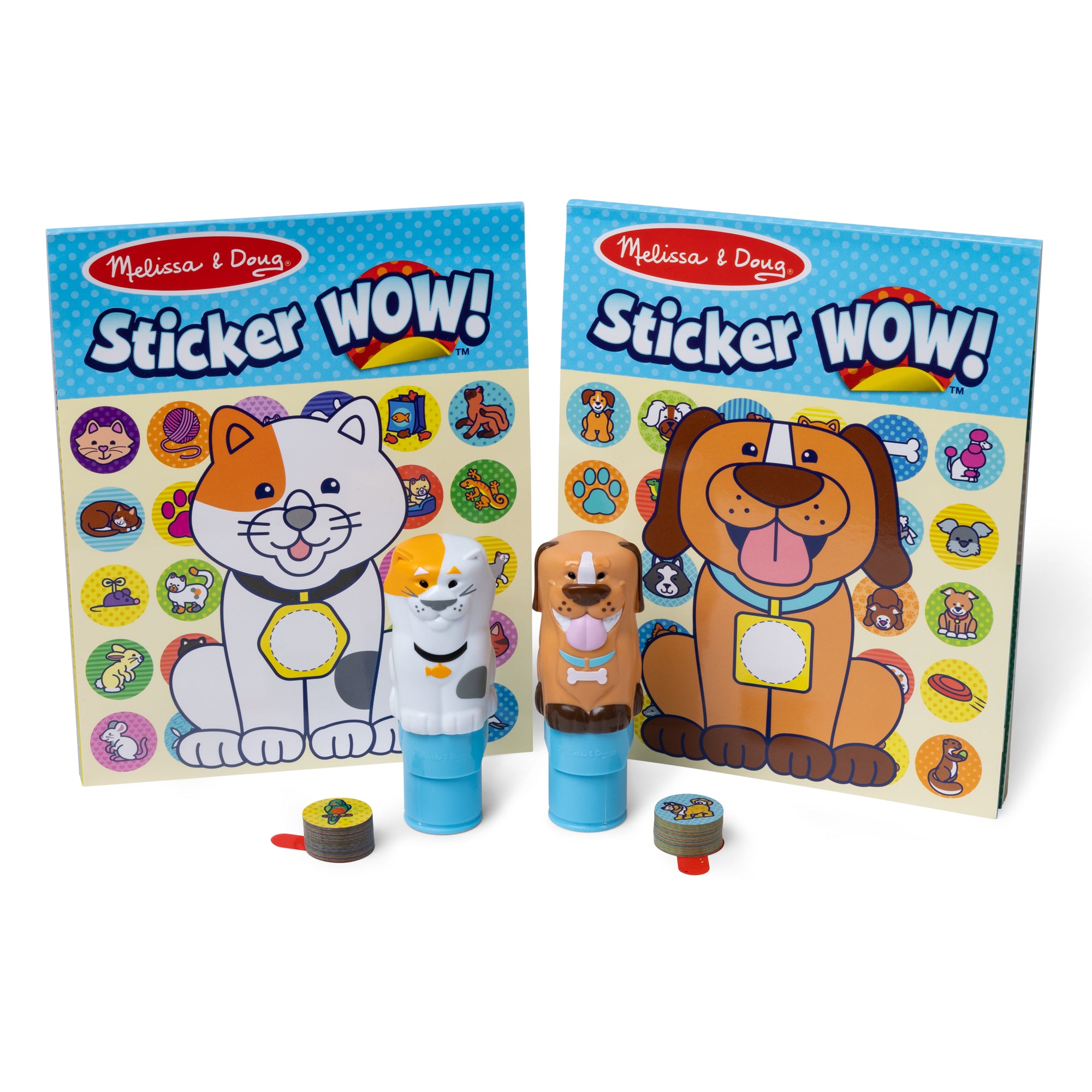 Melissa & Doug Sticker WOW!® Activity Pads & Sticker Stampers VALUE PACK - Pets