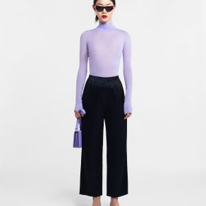 Nanushka Odessa - Slip Satin Pants - Black