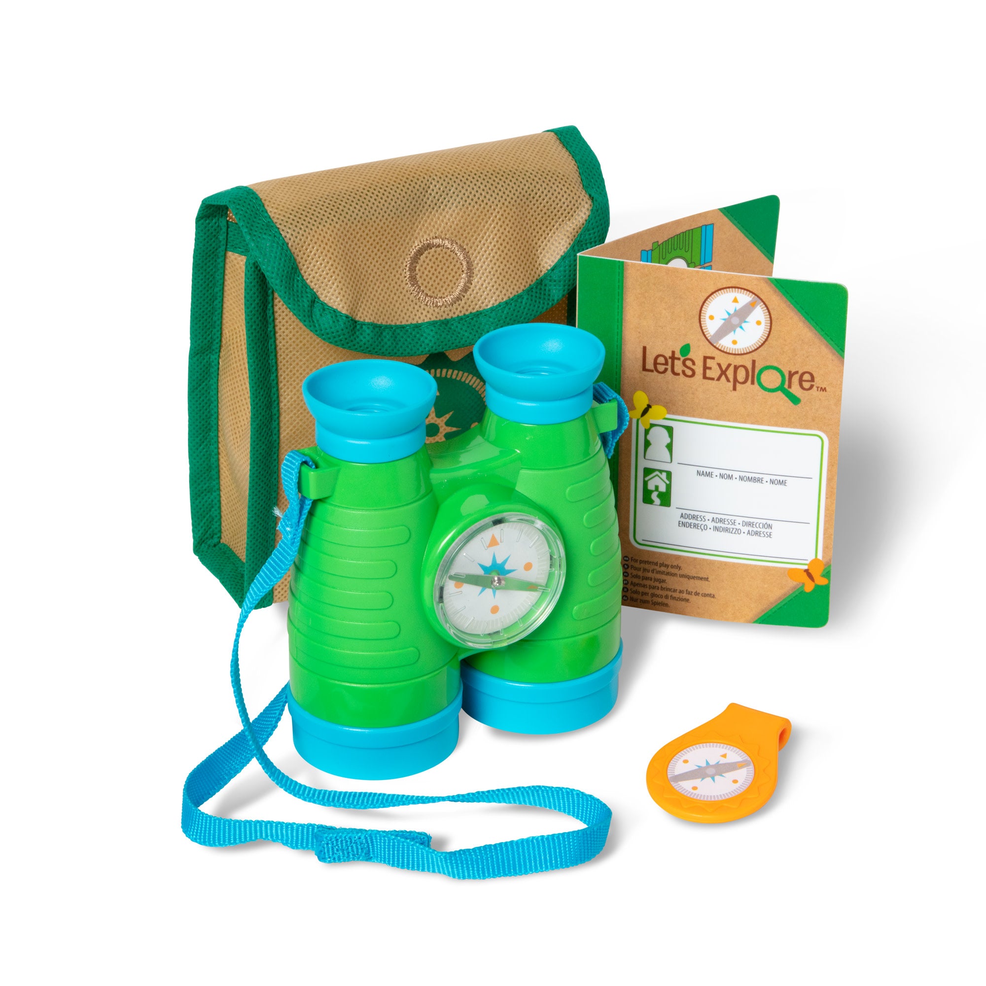 Melissa & Doug Let’s Explore Binoculars & Compass Play Set