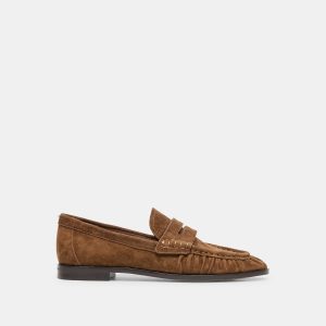 Dolce Vita BAXEN LOAFERS CHESTNUT SUEDE