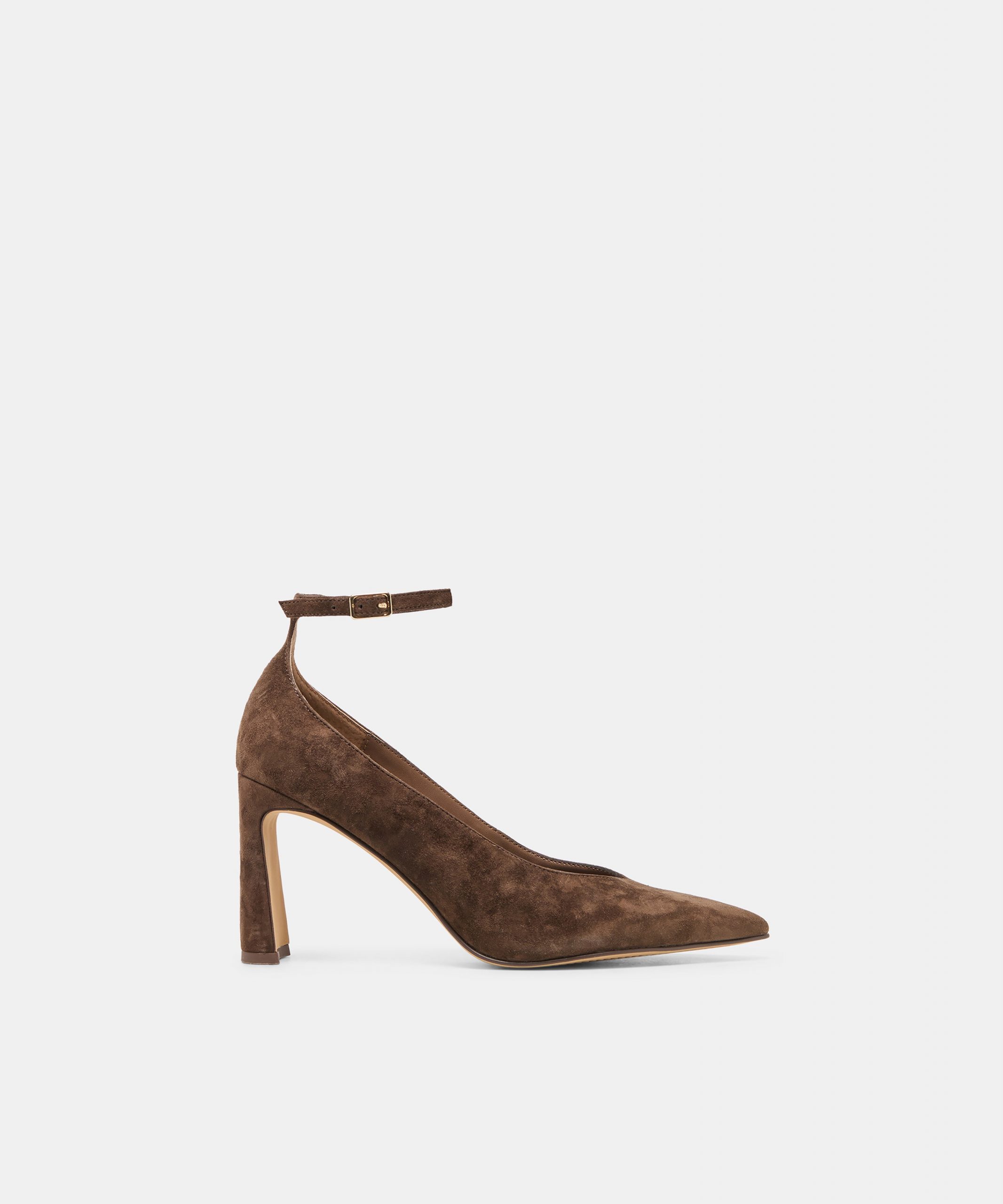 Dolce Vita KARSIN HEELS DK BROWN SUEDE