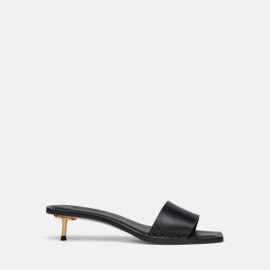 Nanushka Ibiron - Leather Sandals - Black