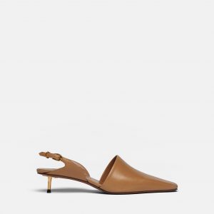 Nanushka Enaji - Leather Sandals - Nut Brown