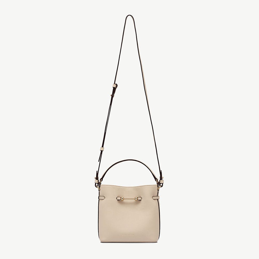 Strathberry Corda Bucket Mini - Oat