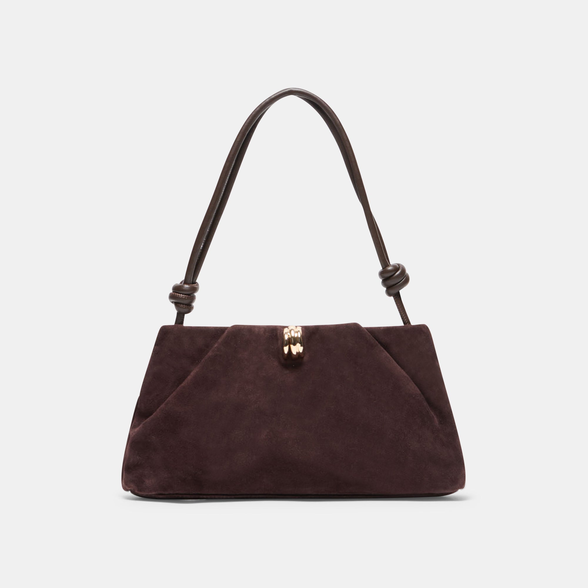 Dolce Vita RAVEL SHOULDER BAG CHOCOLATE SUEDE