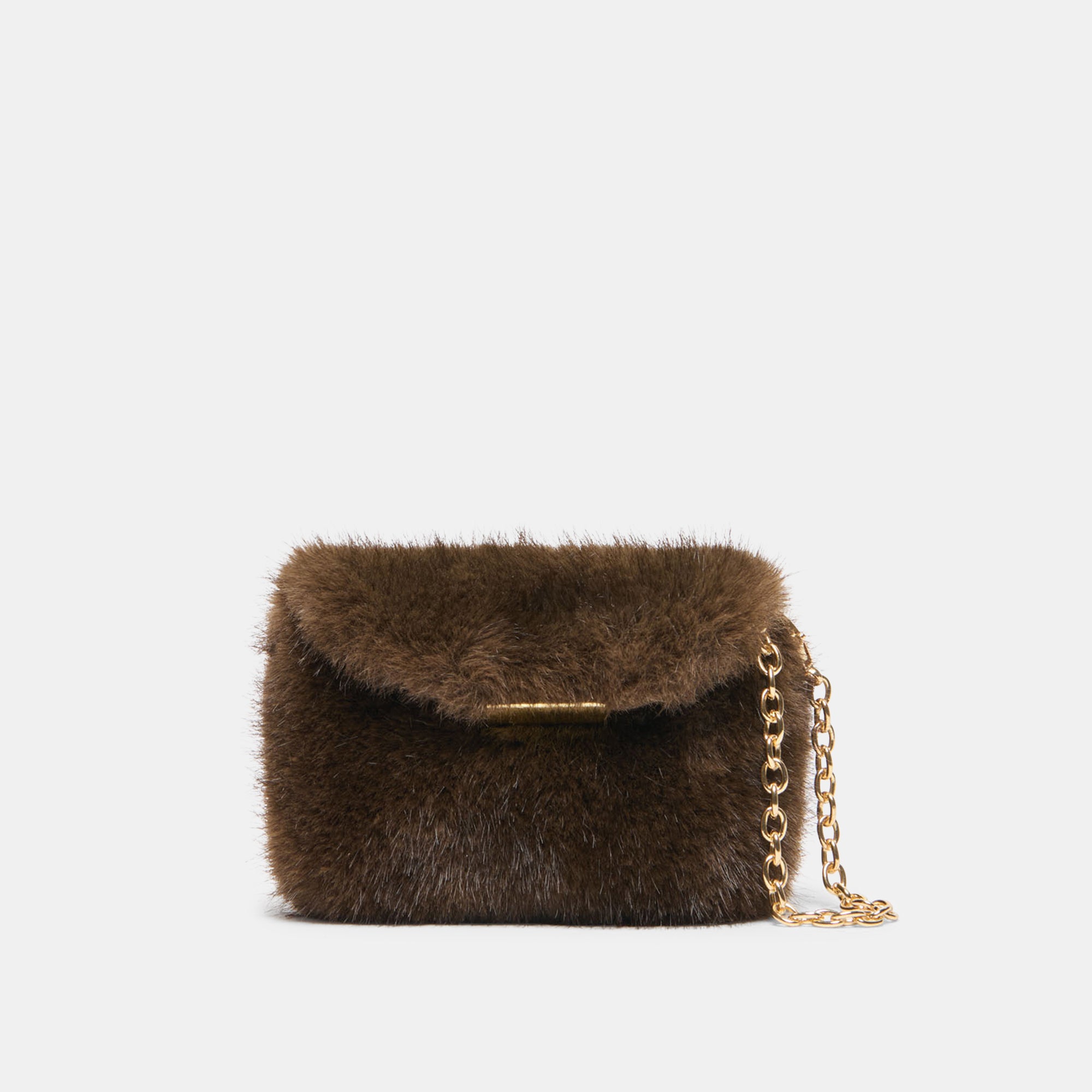 Dolce Vita BRINDI CROSSBODY WALLET MINK FAUX FUR