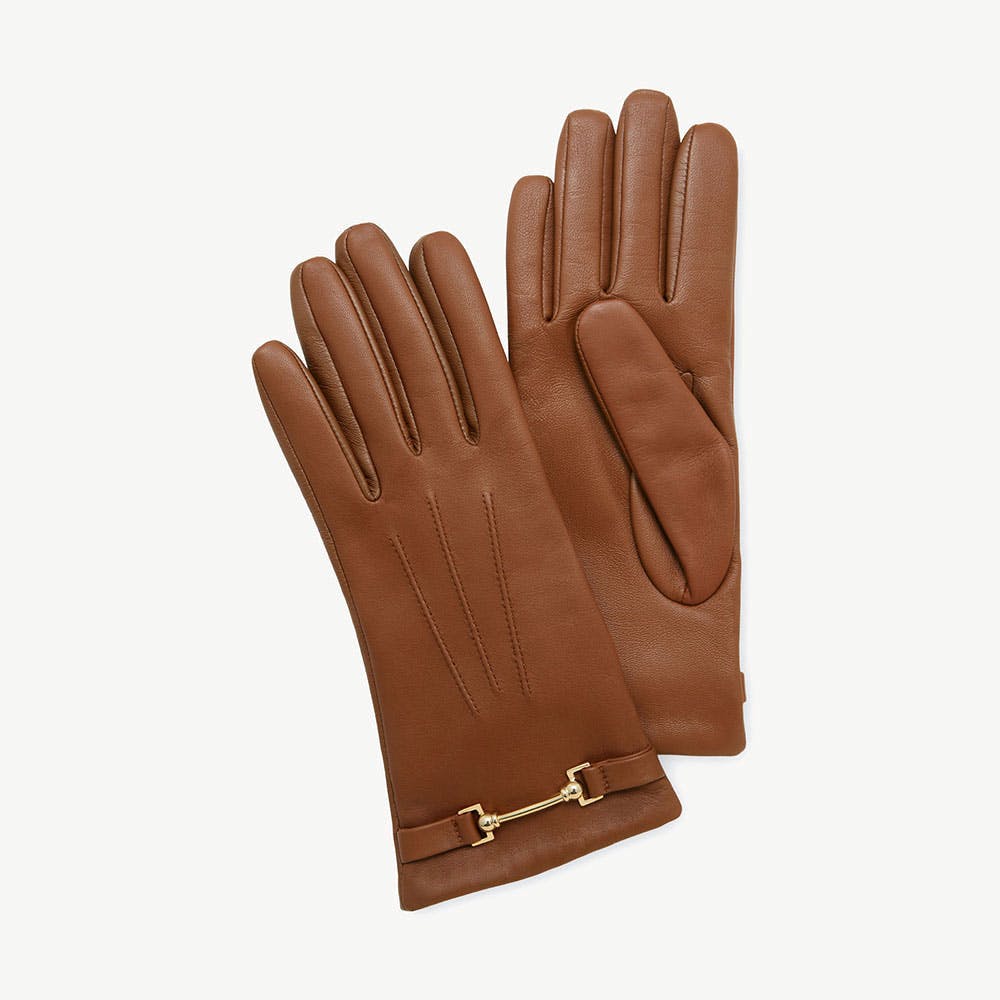 Strathberry Stockbridge Gloves - Tan
