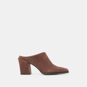 Dolce Vita LINDI MULES COFFEE SUEDE