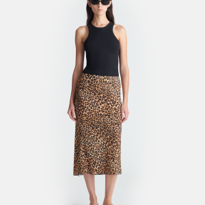 Nanushka Zarina - Printed Midi Skirt - Ocelot