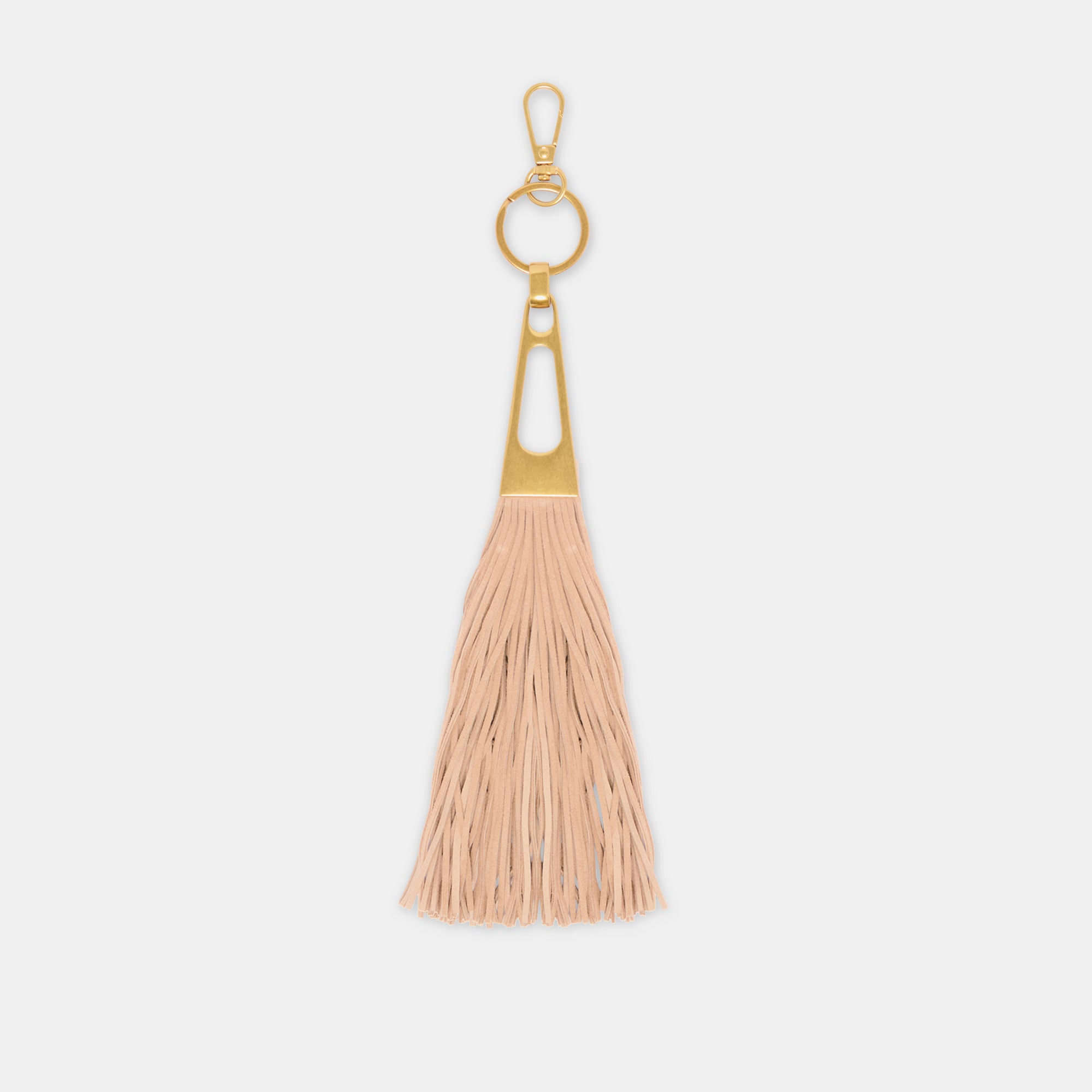 Dolce Vita FRINGE TASSEL BAG CHARM CAMEL