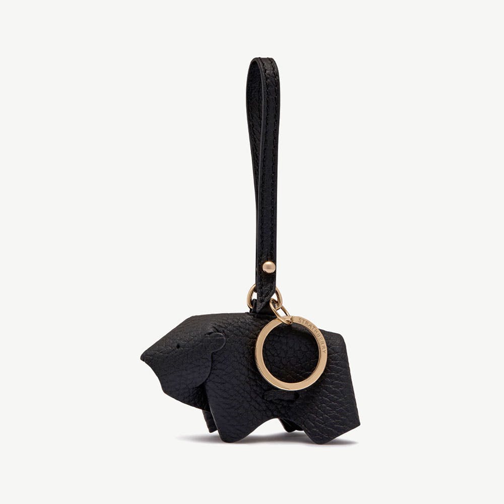 Strathberry Bag Charm - Bear Black
