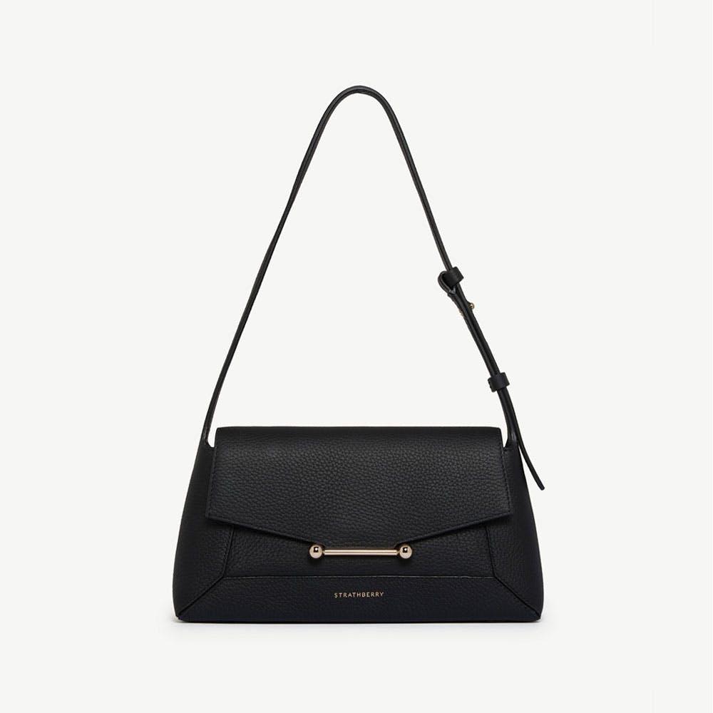 Strathberry Mosaic Shoulder - Black