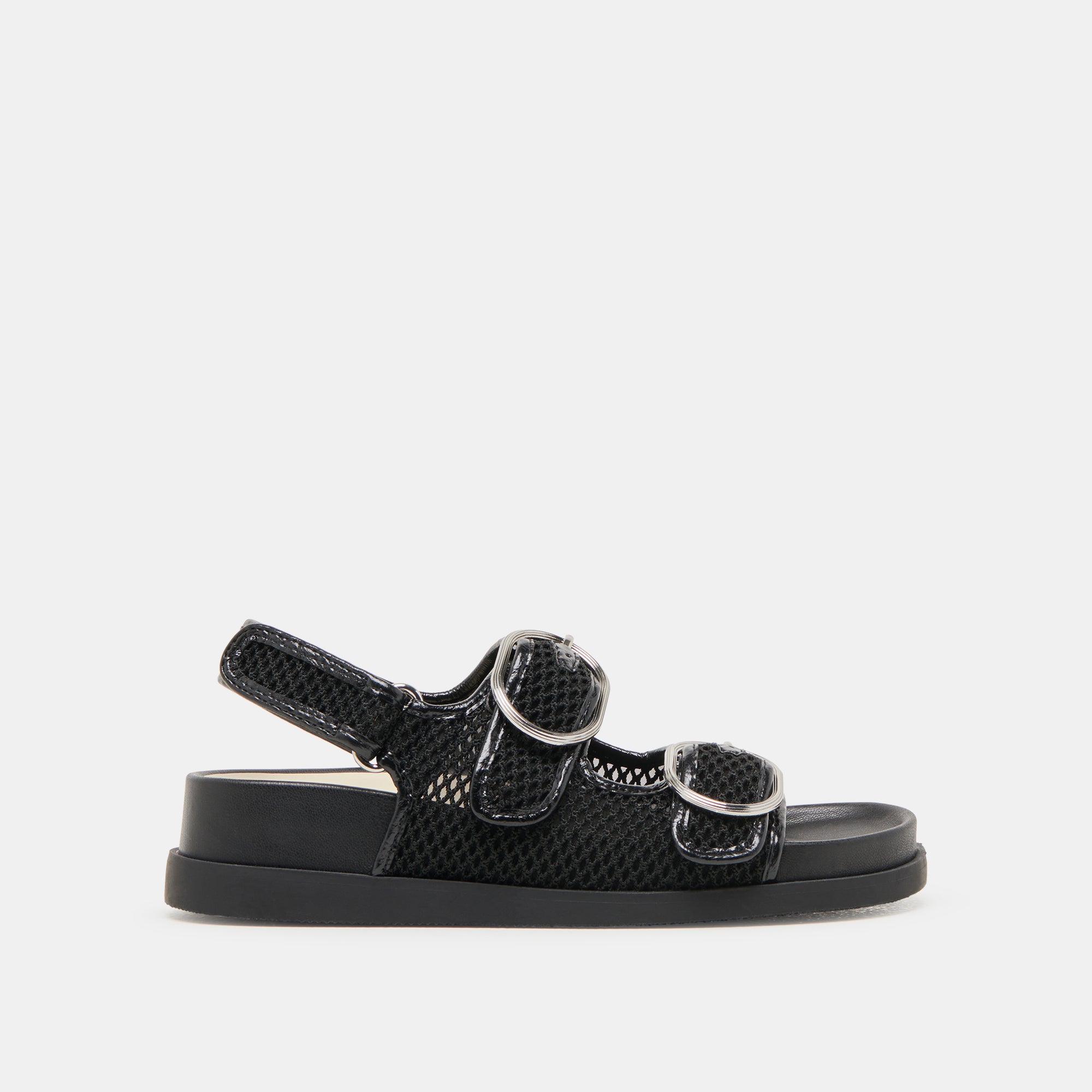 Dolce Vita STARLA MESH SANDALS BLACK WOVEN MESH