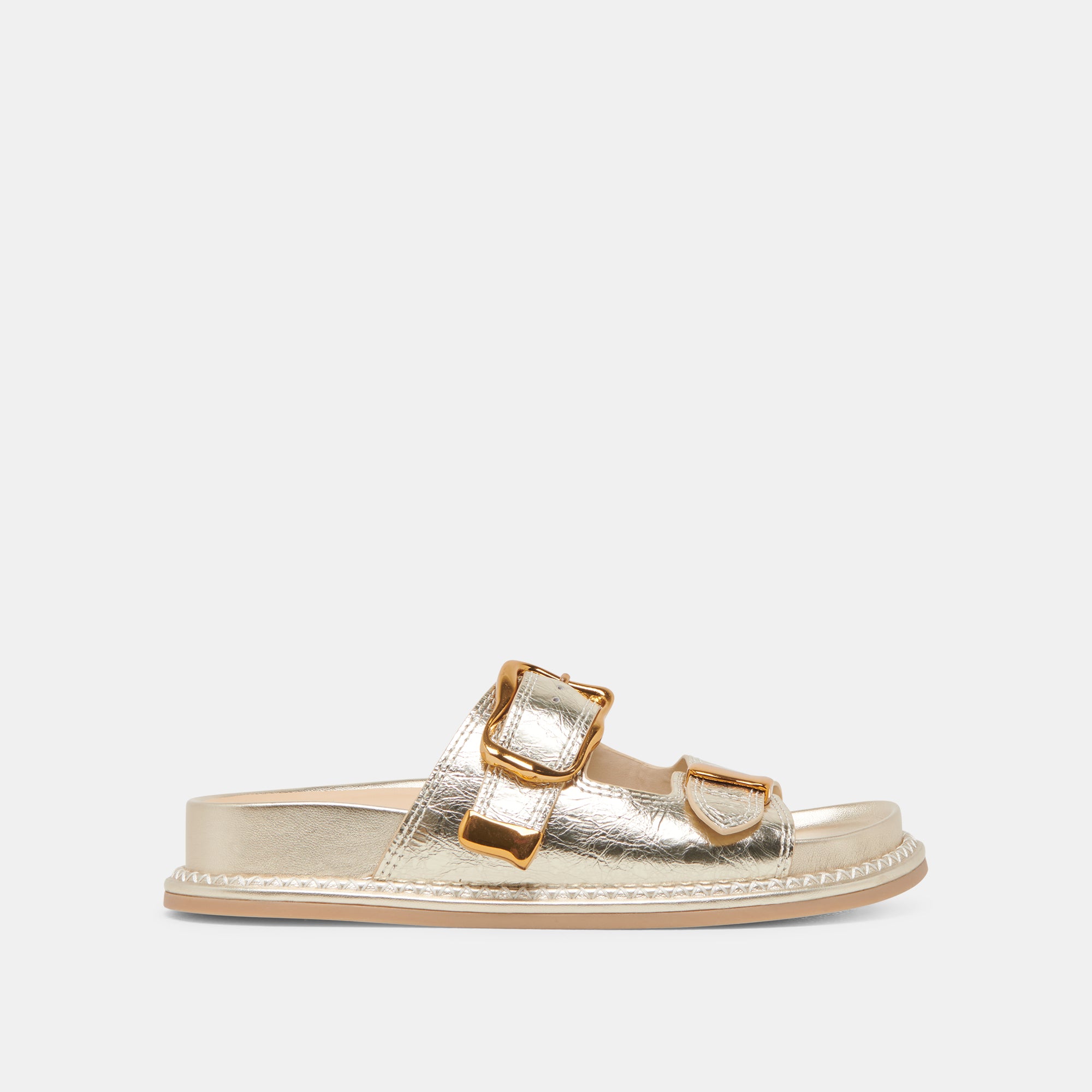 Dolce Vita SEVANA SANDALS LIGHT GOLD DISTRESSED LEATHER