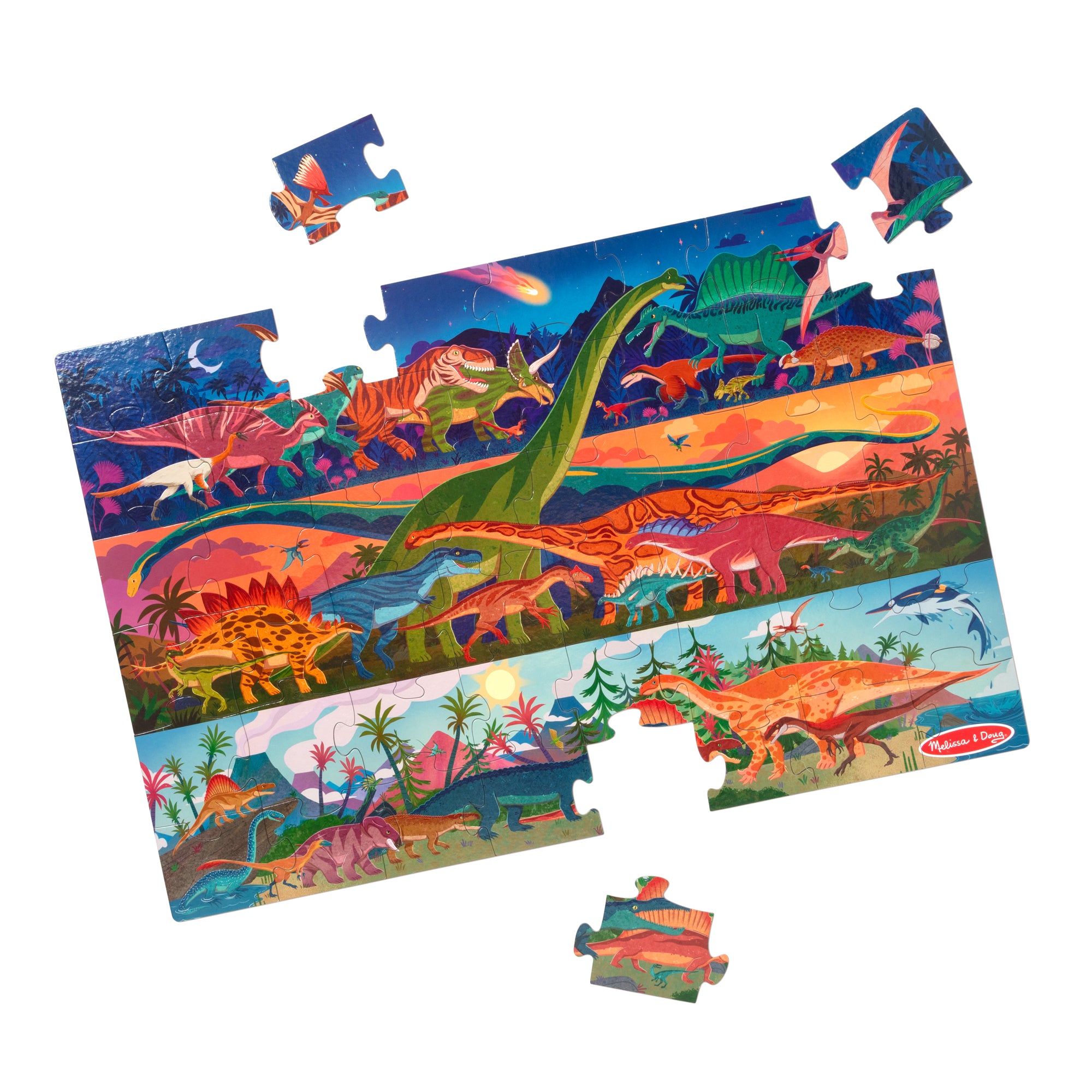 Melissa & Doug Dinosaur Floor Puzzle - 48 Pieces