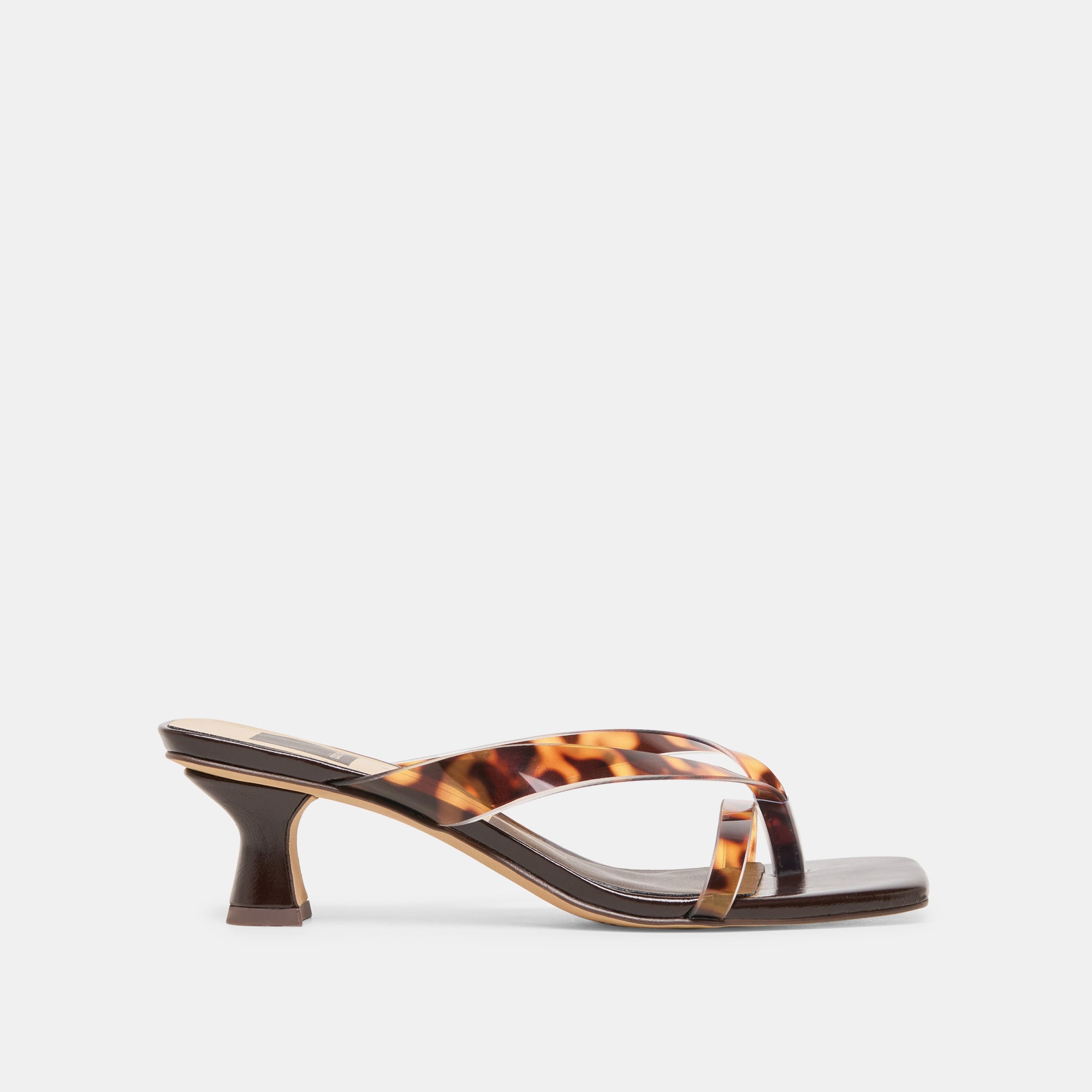 Dolce Vita BREVEL VINYL HEELS TORTOISE JELLY
