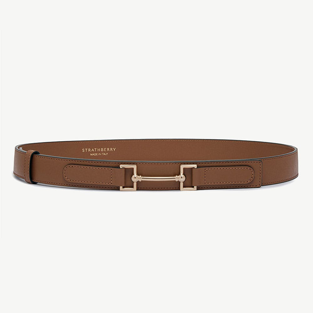 Strathberry Stockbridge Belt - Hazelnut