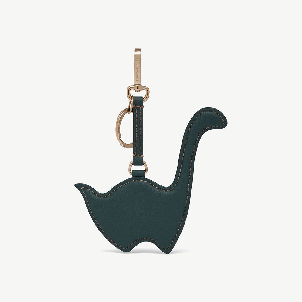 Strathberry Bag Charm - Nessie Bottle Green