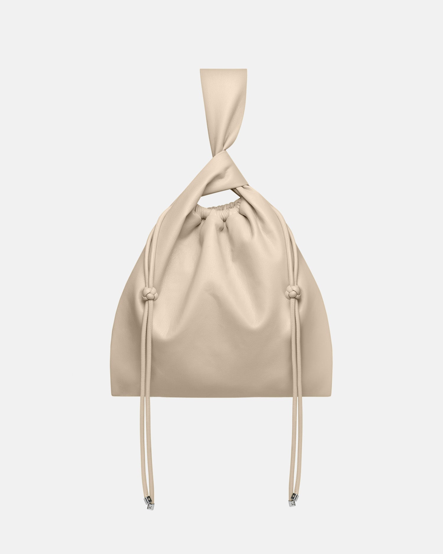 Nanushka Jen Drawstring Large - Okobor™ Alt-Leather Bag - Chalk