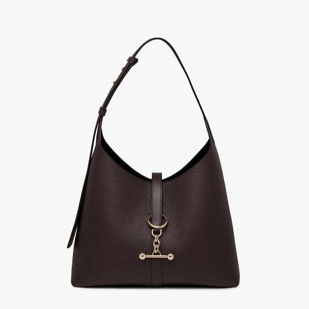 Strathberry Kite Hobo - Espresso