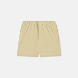Nanushka Dylla - Tailored Washed Calico Shorts - Sage