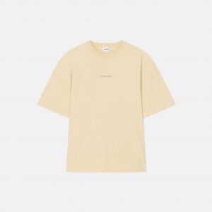 Nanushka Wren - Printed Cotton-Jersey T-Shirt - Creme/Gingerbread Heart