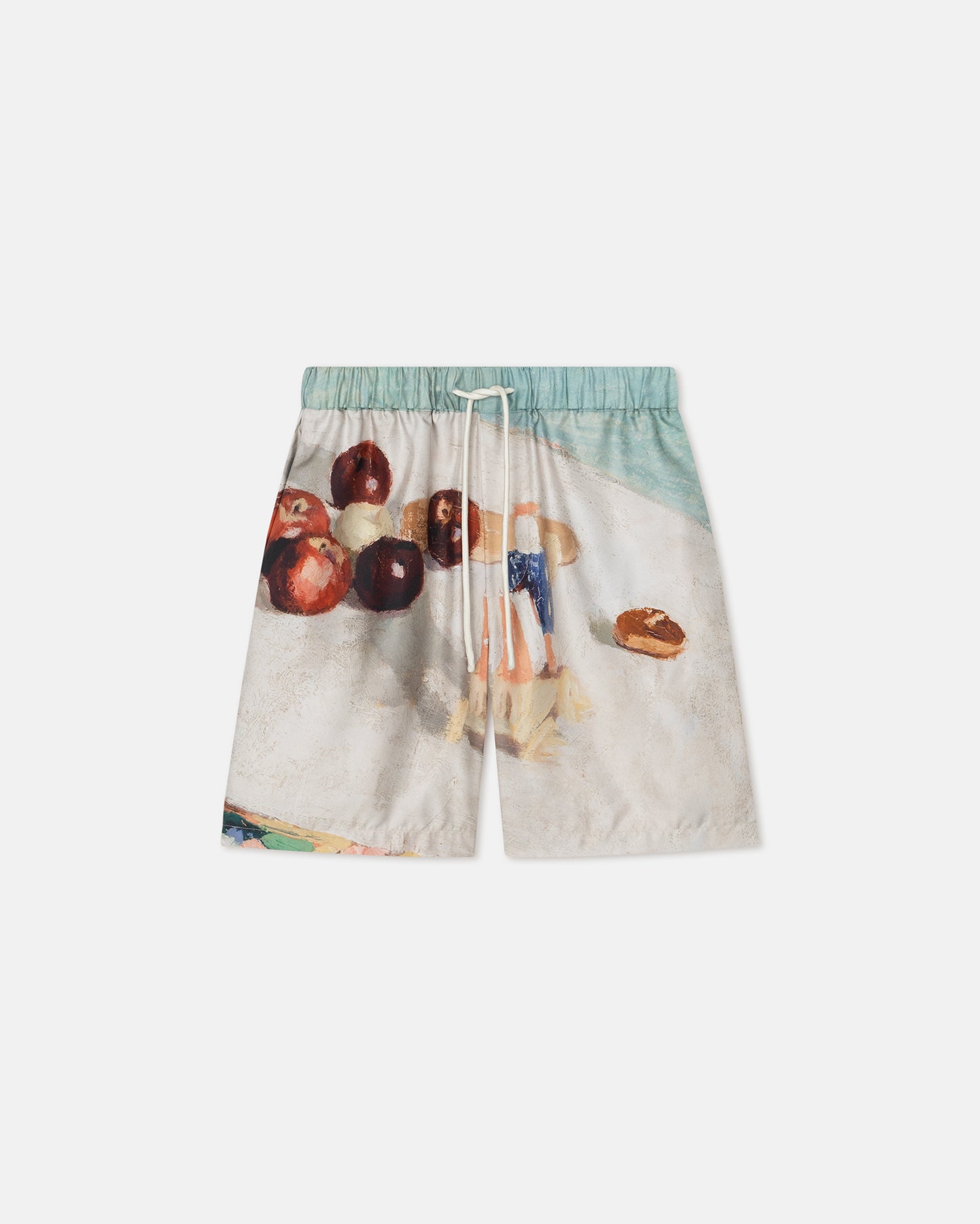 Nanushka Doxxi - Printed Silk Twill Shorts - Gingerbread Heart