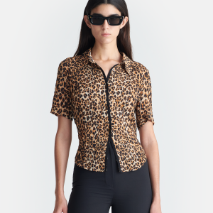 Nanushka Clare - Printed Shirt - Ocelot