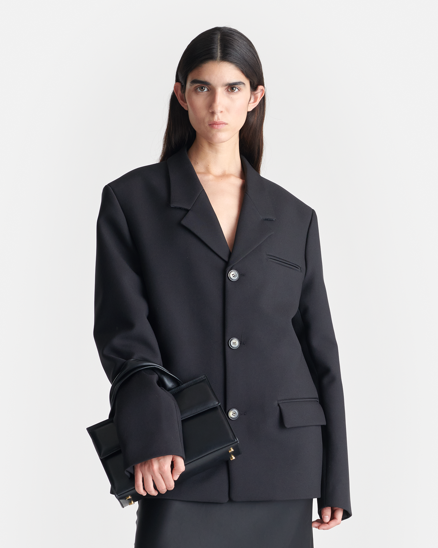 Nanushka Rox - Double Suiting Blazer - Black