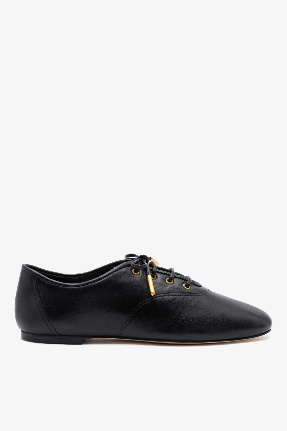 Larroudé Liza Sneaker In Black Leather