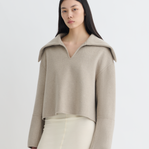 Nanushka Maxe - Double Wool Jacket - Stone