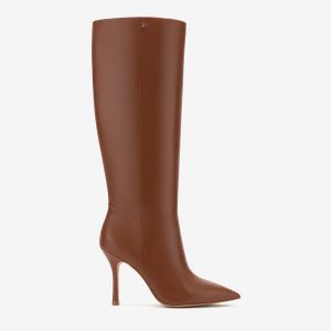 Larroudé Kate Boot In Caramel Leather